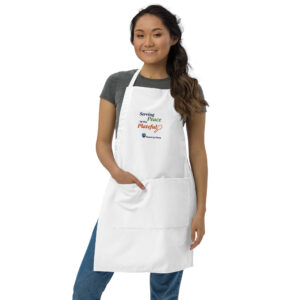 "Serving Peace by the Plateful" Apron