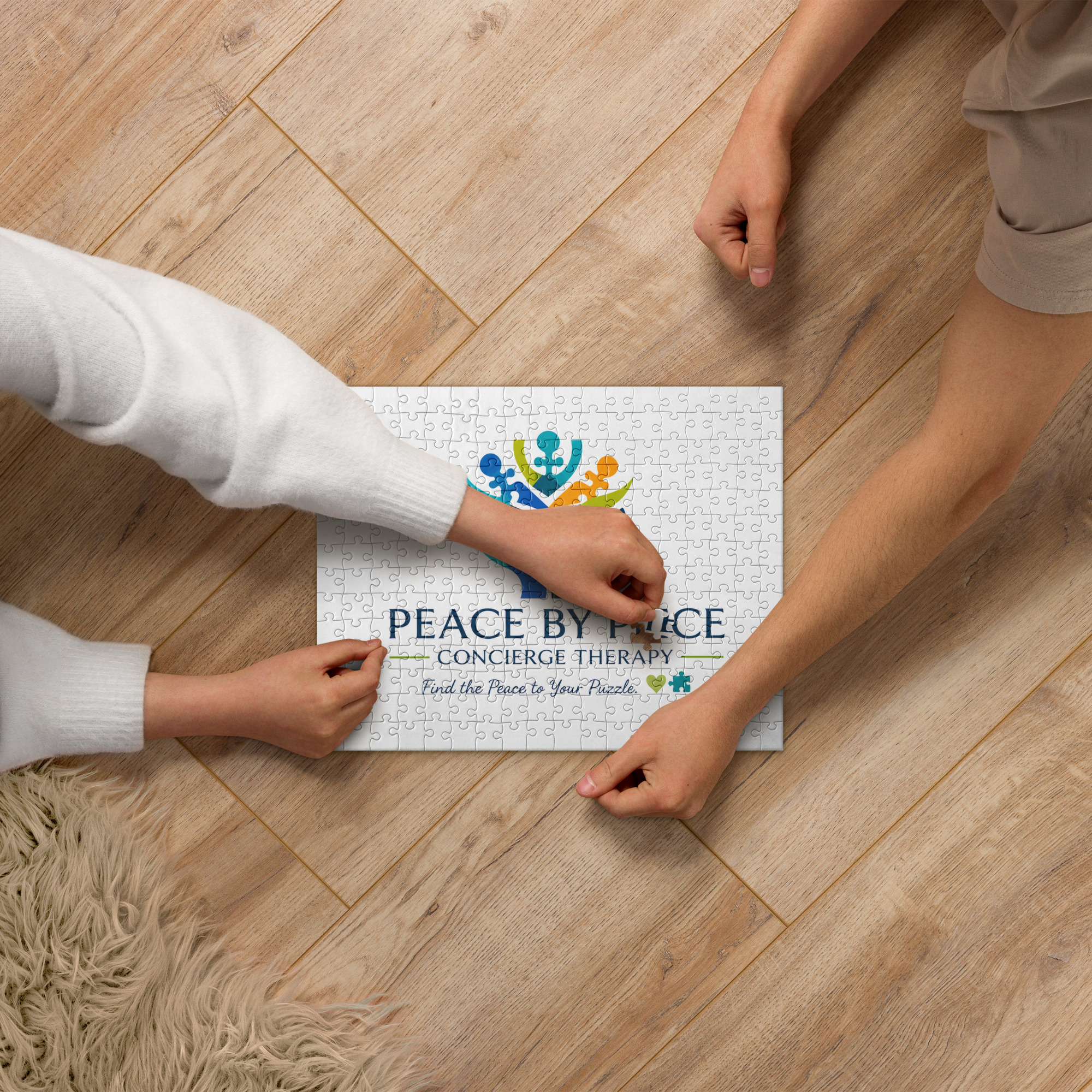 Peace by Piece Concierge Therapy Signature, Jigsaw Puzzle - Image 3