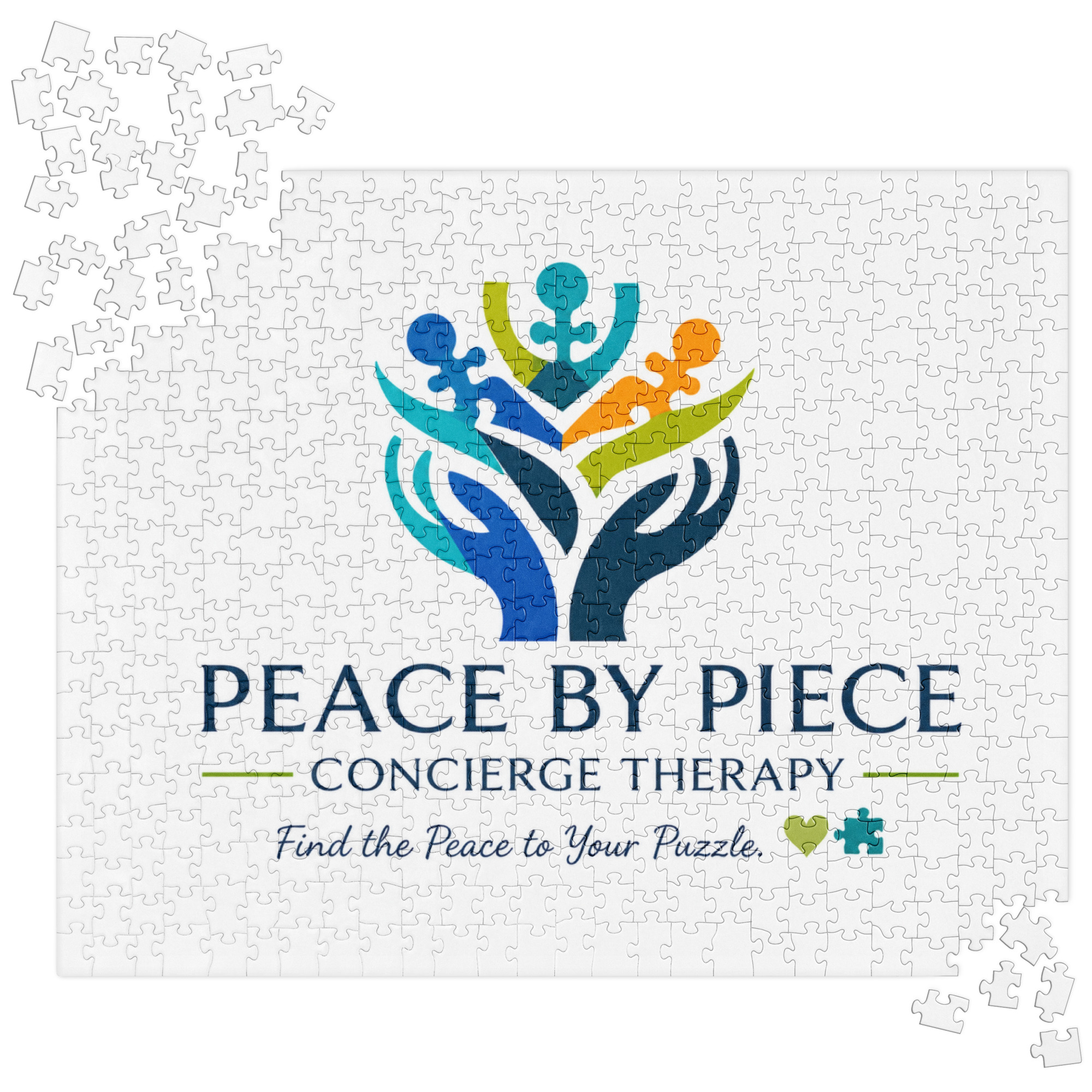 Peace by Piece Concierge Therapy Signature, Jigsaw Puzzle - Image 2